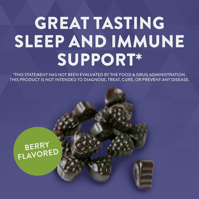 Nature’S Way Sambucus Sleep + Immune Gummies, with Melatonin, 50 Gummies