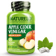 NATURELO Apple Cider Vinegar Capsules - Natural ACV with Mother Supplement for Men & Women for Detox, Cleanse and Weight Management - 120 Vegan Capsules