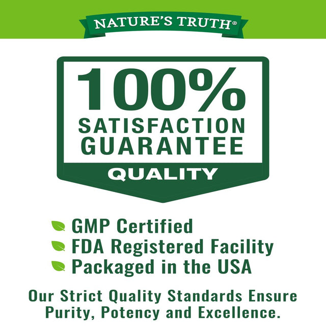 Nature'S Truth Coq10 100Mg | 50 Softgels | Enhanced Absorption Supplement | plus Black Pepper Extract | Non-Gmo, Gluten Free