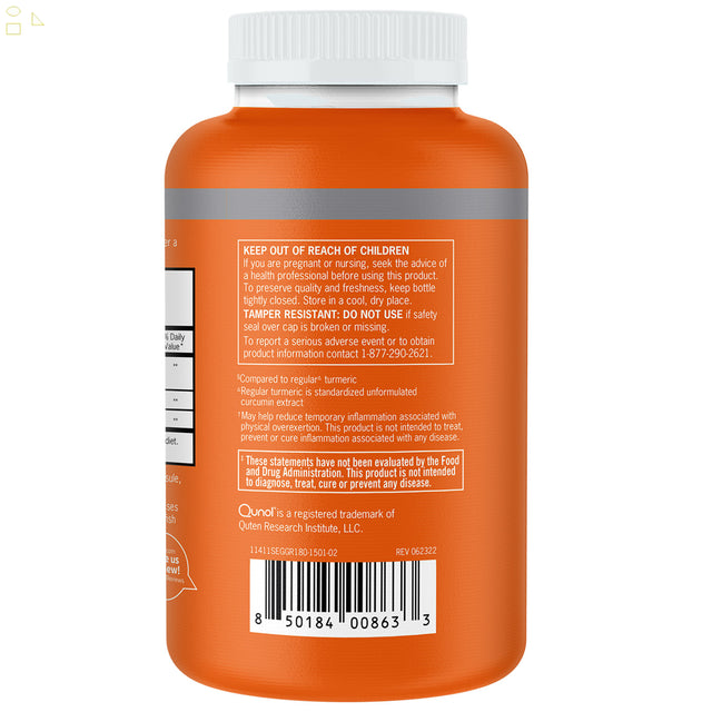 Qunol Turmeric 1,500 Mg., 180 Capsules | Offer Togo