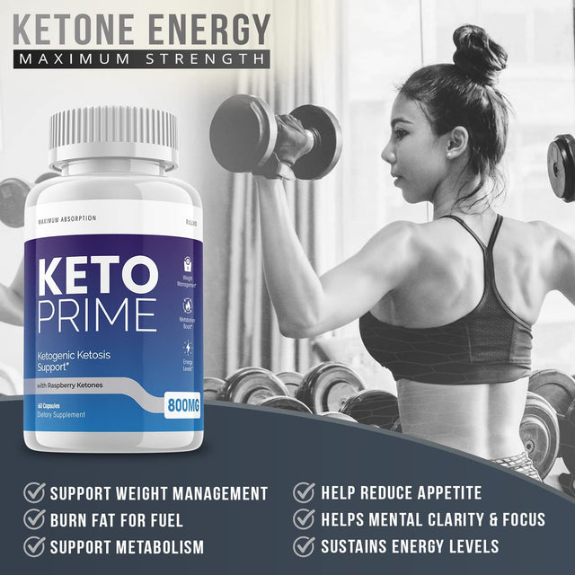 (2 Pack) Keto Prime Pill Advanced Ketogenic Weight Loss Support (120 Capsules)