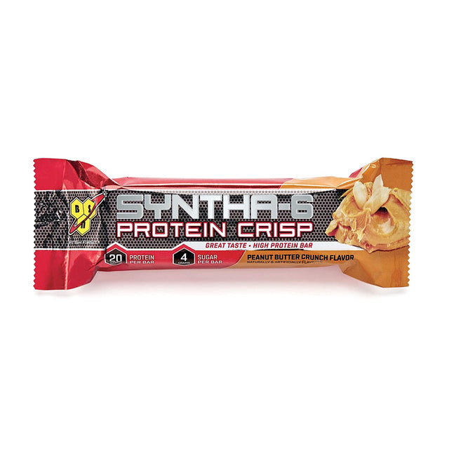 BSN Peanut Butter Protein Crisp Snack Bar, 12 Count