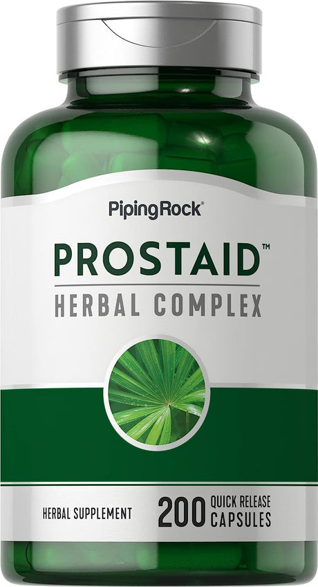 Prostate Supplement for Men | Prostaid Herbal Complex | 200 Capsules | Non-Gmo, Gluten Free | by Piping Rock