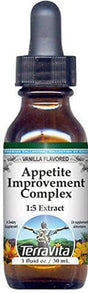 Terravita Appetite Improvement Complex Glycerite Liquid Extract (1:5) - Vanilla Flavored (1 Oz, ZIN: 523458) - 2 Pack