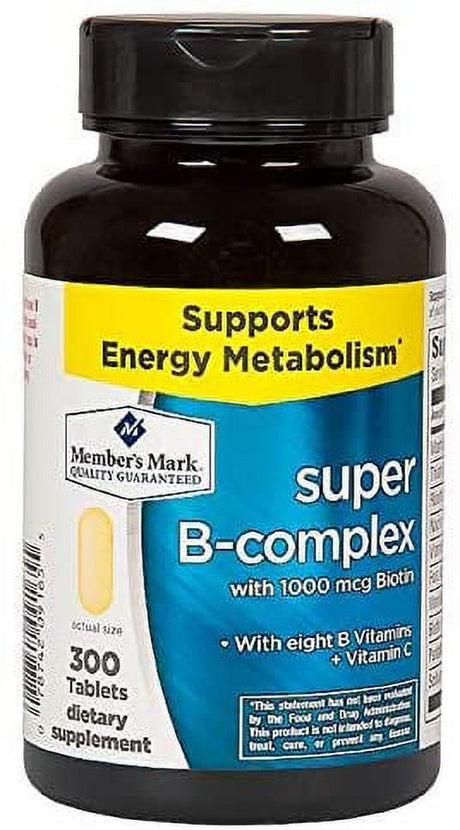 Member S Mark Super B-Complex Dietary Supplement (300 Ct.)