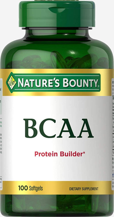 Nature'S Bounty BCAA for Bodybuilders Builds Protein & Supports Energy Production 100 Softgels (1)