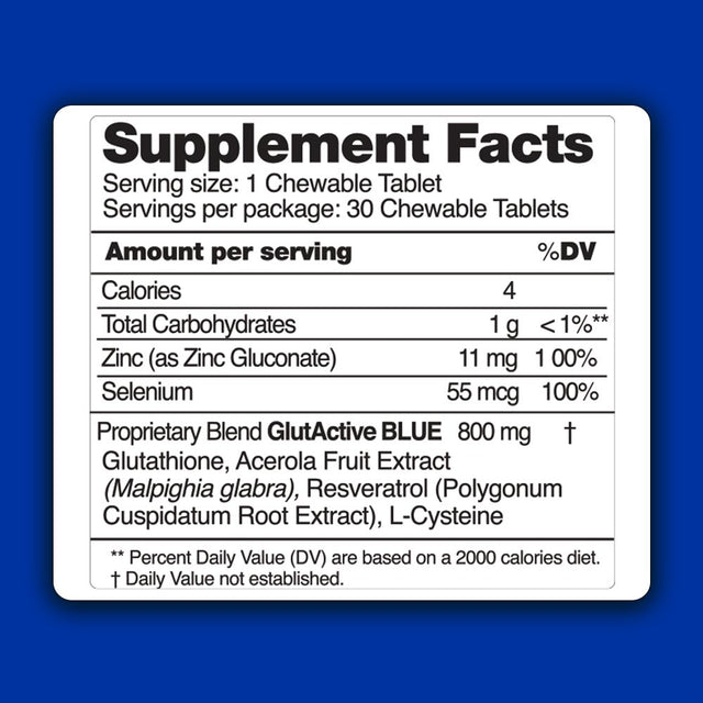 Glutactive Blue Support Immune (30 Count)