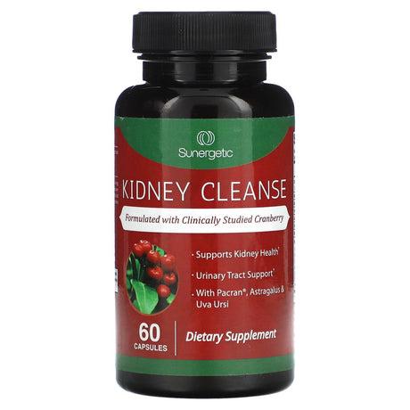 Premium Kidney Cleanse Supplement - Powerful Kidney Support Formula with Cranberry Extract - Helps Support Kidney Health & Urinary Tract Support - 60 Vegetarian Capsules