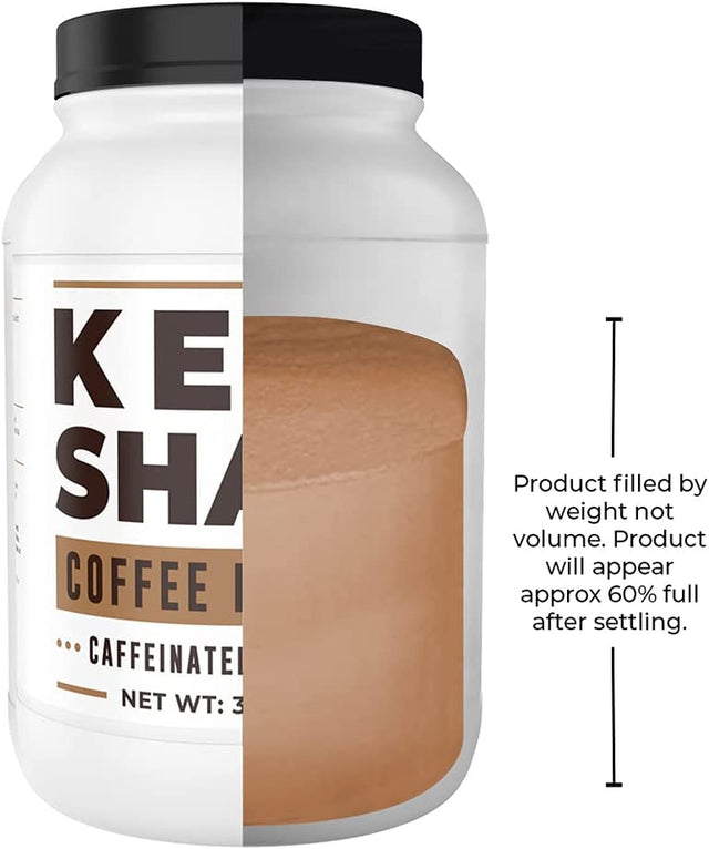 Keto Breakfast Shake Meal Replacement, 2Lb Coffee Protein Powder, Iced Coffee with Collagen Protein, High Fat, Low Carb, Sugar Free