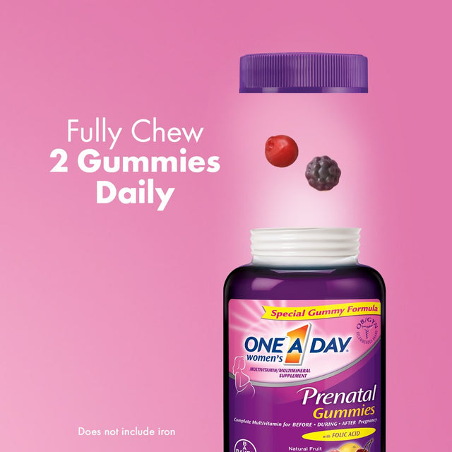 One a Day Prenatal Multivitamin Prenatal Gummy Vitamins, 120 Count