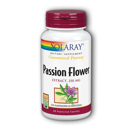 Solaray Passion Flower Aerial Extract 60 Veg Caps