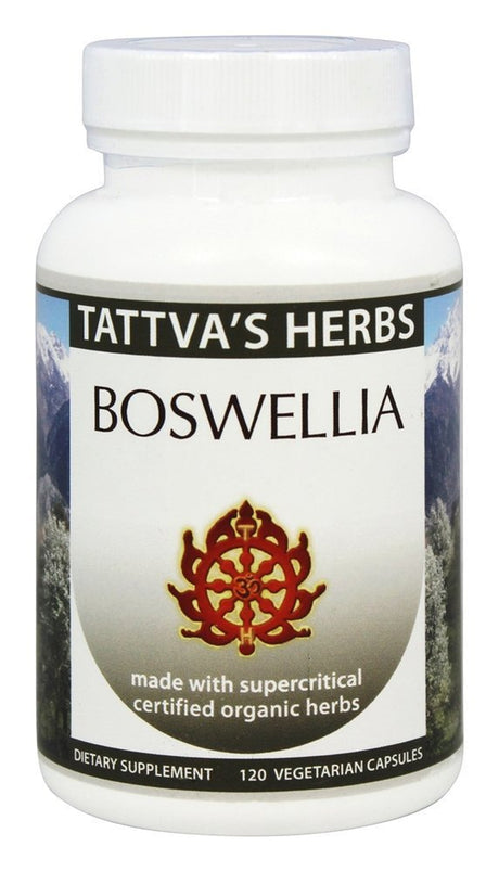 Tattva'S Herbs - Organic Boswellia Full Spectrum CO2 Extract - 120 Vegetarian Capsules