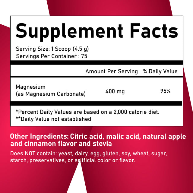 Koala Calm, Magnesium Supplement Natural Apple Cinnamon 12Oz , Better Sleep & Anti-Stress Aid