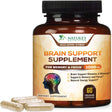 Brain Booster Nootropic Supplement 1000Mg Support Focus Energy Memory & Clarity 60 Capsule