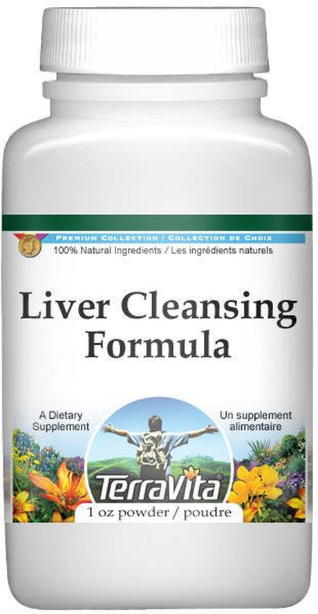 Terravita Liver Cleansing Formula Powder - Red Beet, Horsetail, Blessed Thistle and More, (1 Oz, 1-Pack, Zin: 512557)