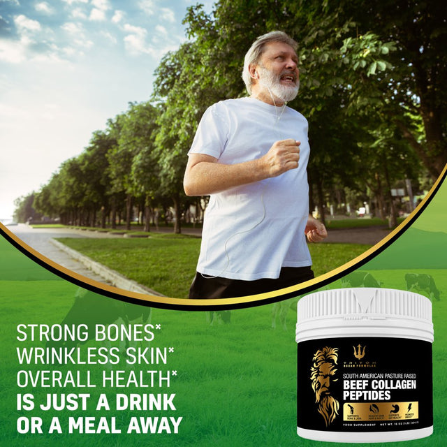 Beef Collagen Protein Powder Supplement | South American Green Pasture Raised Cattle | the Finest Triton Ocean Formulas