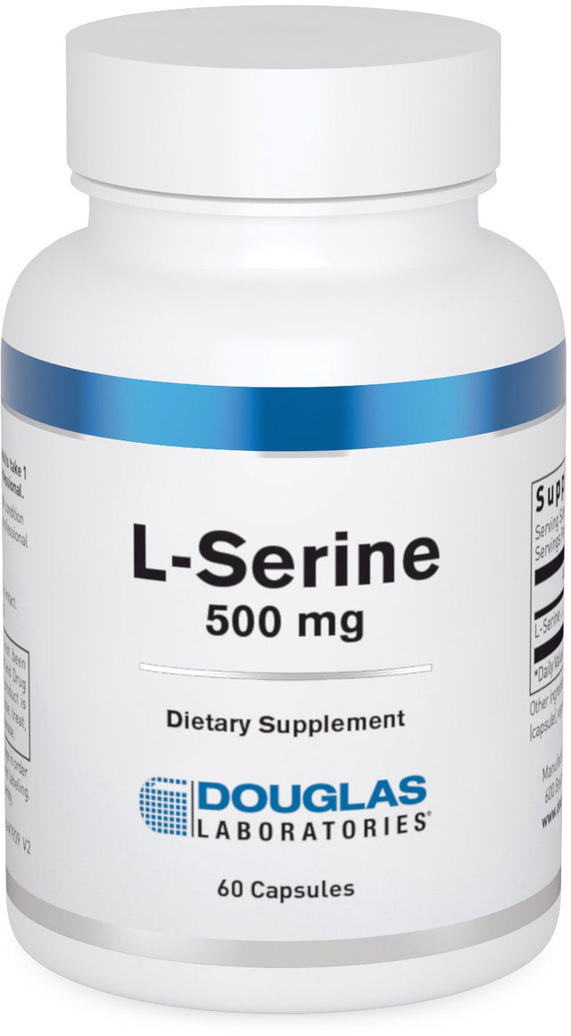 Douglas Laboratories L-Serine | Amino Acid Supplement for Heart and Brain Health, Muscle Building, and Cognitive Health* | 60 Capsules