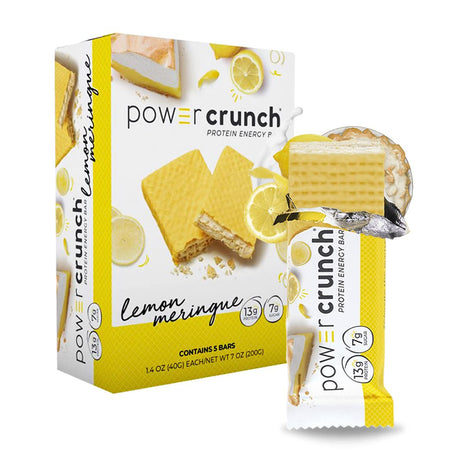 Bionutritional Research Group Power Crunch Protein Energy Bar, Lemon Meringue, 12 Count (16.8Oz) (480G)