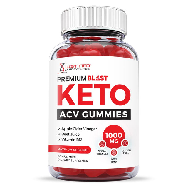 (3 Pack) Premium Blast Keto ACV Gummies 1000MG Dietary Supplement 180 Gummys