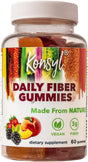 Konsyl Daily Fiber Gummies - Helps Support Digestive Health+ - Vegan Fiber Supplement Gummies for Adults - All-Natural Fruit Flavor (60 Count)