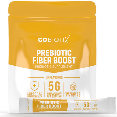 Fiber Boost Powder (Travel Packs) by Gobiotix | Prebiotic Supplement