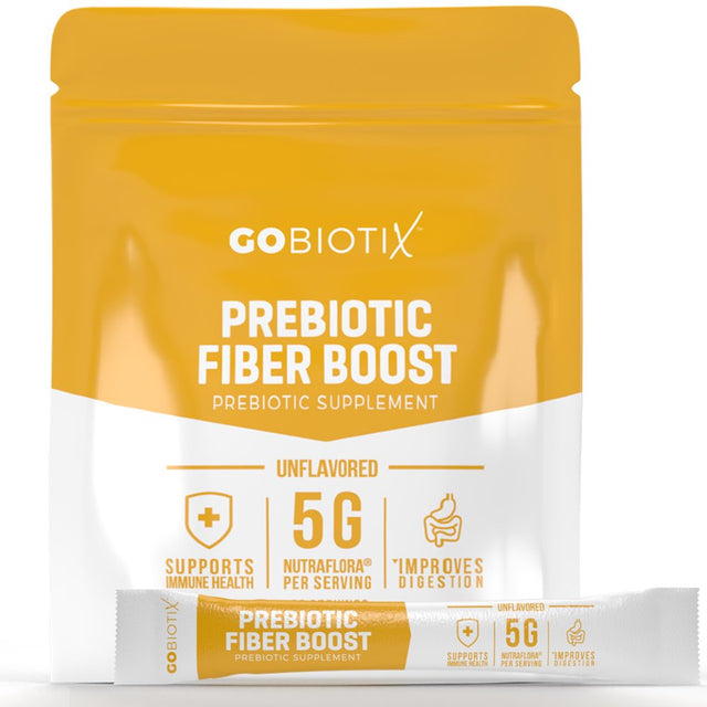 Fiber Boost Powder (Travel Packs) by Gobiotix | Prebiotic Supplement