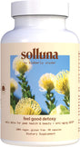 Solluna by Kimberly Snyder Feel Good Detoxy — Natural Colon Cleanse & Digestion Detox Capsules — Ozonated Elemental Magnesium Oxide & Asc2P for Bloating and Effective & Gentle Digestive Detoxification