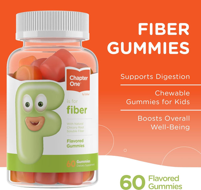 Zahler - Fiber Gummies for Adults & Kids (60 Count) Certified Kosher Adult & Kids Fiber Gummy Chews for Digestion Support, Healthy Regularity & Overall Health - Chewable Children'S Fiber Supplements