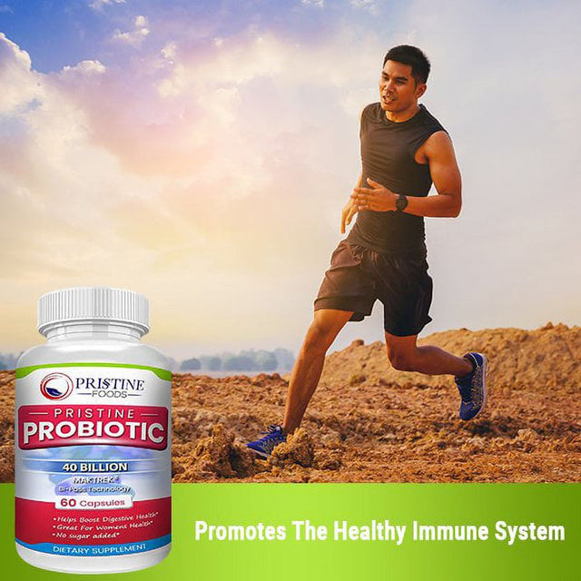 Pristine Probiotic Supplement 40 Billion CFU - High Potency Probiotics for Women - Support Healthy Digestive System - 3 Pack