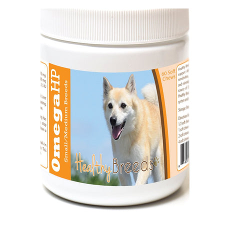 Healthy Breeds Norwegian Buhund Omega HP Fatty Acid Skin and Coat Support Soft Chews