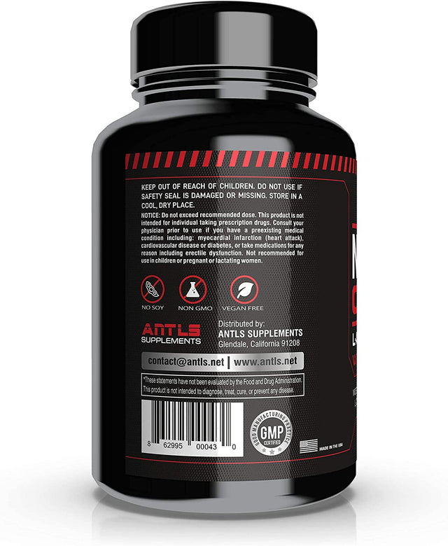 Nitric Oxide Supplement Booster Complex L Arginine 4000Mg,L Citrulline, Aakg,Beet Root,Pre Workout Supplement,Muscle Bulider,Growth,Pumps,Blood Flow,Vascularity,Heart Health,180 Capsules