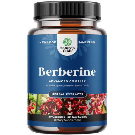 Balancing Berberine 1200Mg per Serving Antioxidant Supplement - Berberine Complex with Bitter Melon and Banaba Leaf Extract for Heart Health and Immune Support- Berberine Supplement