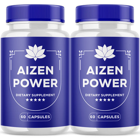 (2 Pack) Aizen Power - Dietary Supplement - 120 Capsules