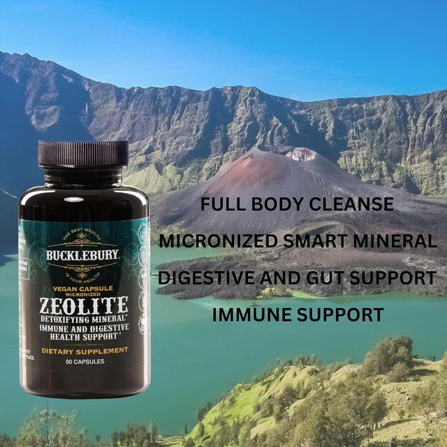 Zeolite Micronized Smart Mineral Capsules - Supports Detox, Immune & Digestive Tract Health - 90 Vegan Capsules