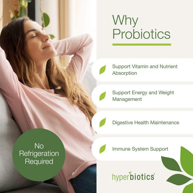 Hyperbiotics Pre + Pro 60B, 60 Billion CFU, 30 Acid-Resistant Capsules