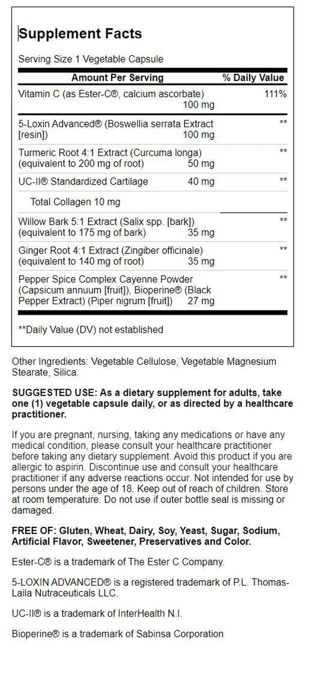 Solgar No. 7 Joint Support and Comfort 30 Vegetable Capsules