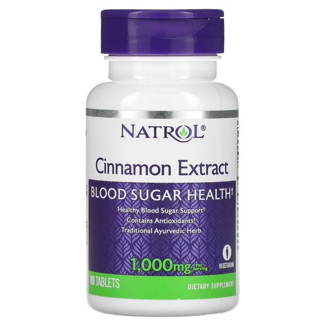 Natrol, Cinnamon Extract, 500 Mg, 80 Tablets