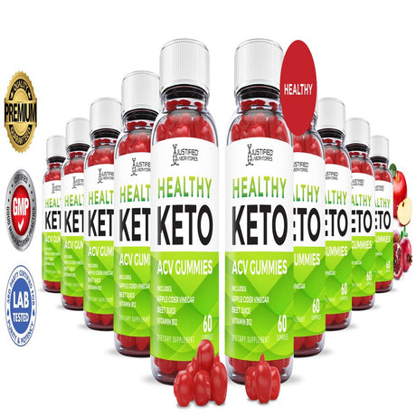 (10 Pack) Healthy Keto ACV Gummies 1000MG Dietary Supplement 600 Gummys