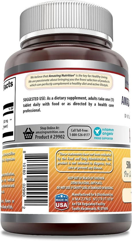 Amazing Formulas Rutin 500Mg 100 Tablets Supplement | Non-Gmo | Gluten Free | Made in USA