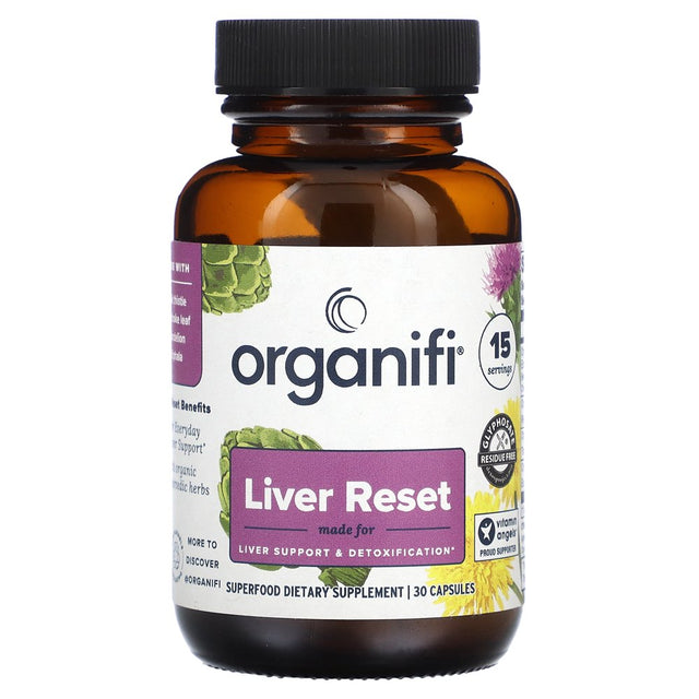 Organifi Liver Reset, 30 Capsules