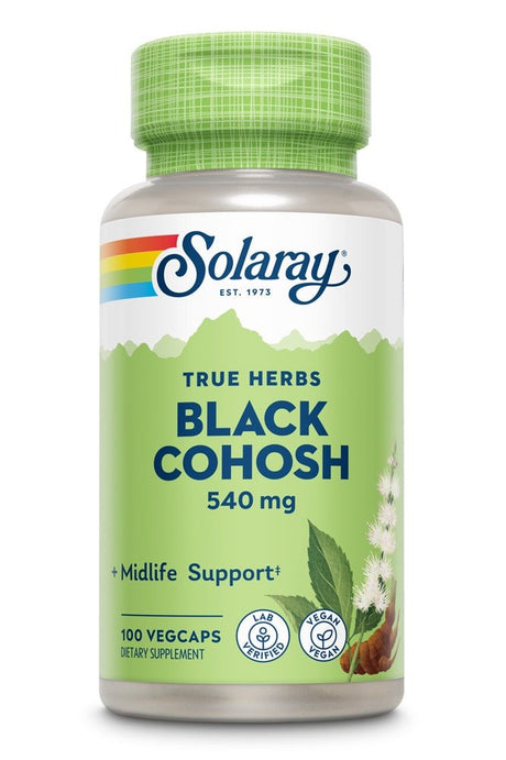 Solaray Black Cohosh -- 540 Mg - 100 Vegcaps