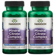 Swanson Mineral Citrate Complex - Calcium, Magnesium, Zinc, Potassium 2 Pack