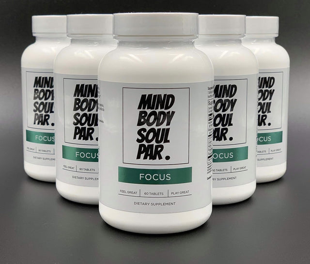 Focus Brain Enhancement Supplement for Golfers - Promotes Concentration, Cognitive Function & Memory - Play Better Golf