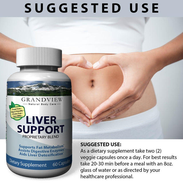 Liver Care - Advanced Formula with Milk Thistle, Artichoke and Turmeric - Natural Liver Health Support & Protection for Optimal Function