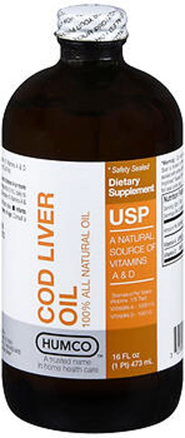 Humco Cod Liver Oil USP 16 Oz