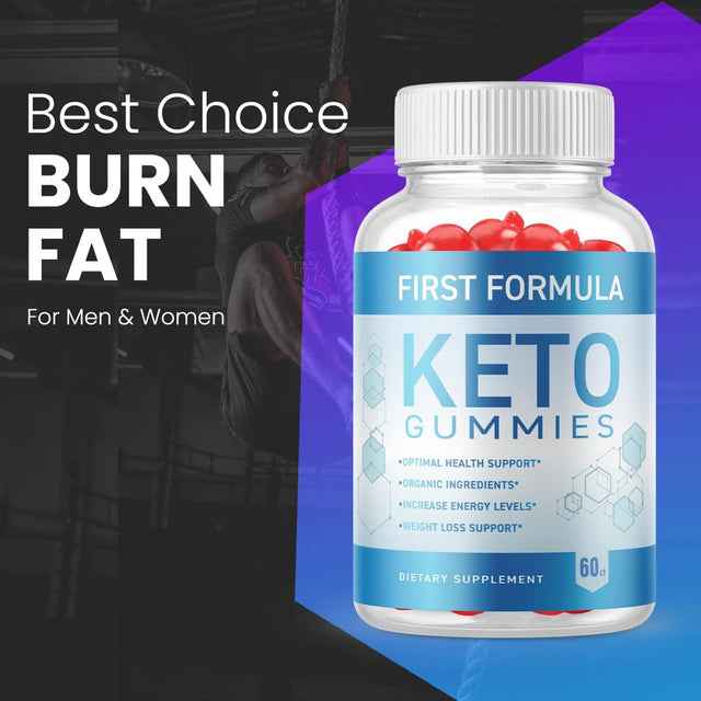 (2 Pack) First Formula Keto ACV Gummies - Supplement for Weight Loss - Energy & Focus Boosting Dietary Supplements for Weight Management & Metabolism - Fat Burn - 120 Gummies