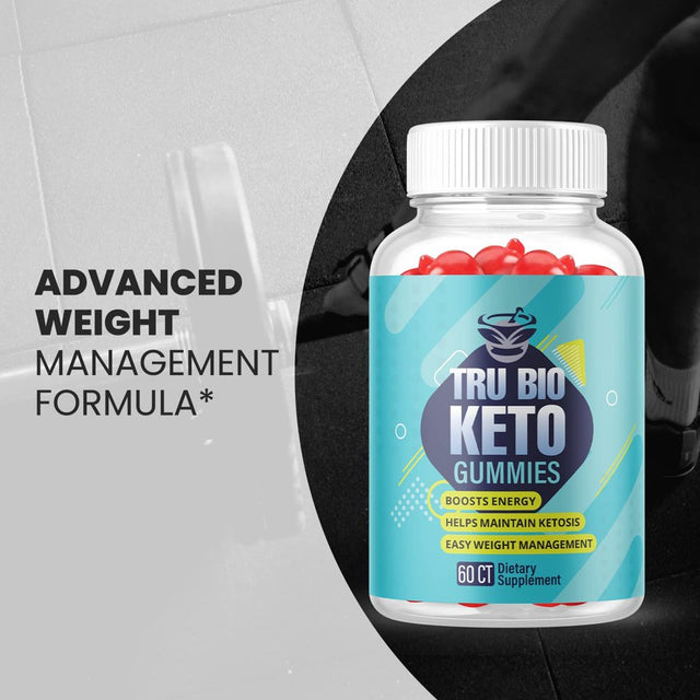 (3 Pack) Tru Bio Keto ACV Gummies - Supplement for Weight Loss - Energy & Focus Boosting Dietary Supplements for Weight Management & Metabolism - Fat Burn - 180 Gummies