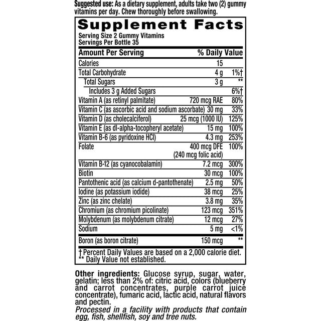 Vitafusion Men'S Gummy Vitamins, 70Ct