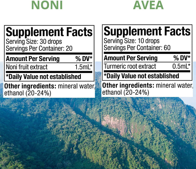 Nutramedix Inflammatory Response Set - 3-Piece Kit Includes Burbur-Pinella Liquid Detox Drops, Noni Fruit Extract & Avea Turmeric Root Extract - Daily Plant-Based Tinctures & Whole-Herb Concentrates