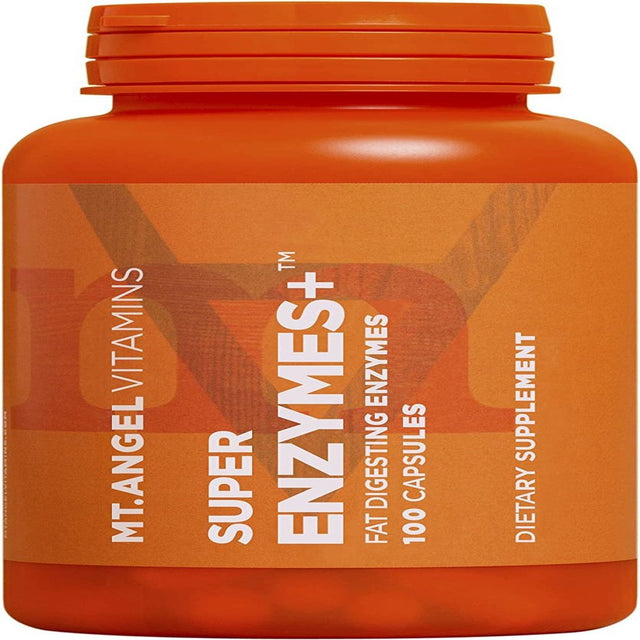 Mt. Angel Vitamins - Super Enzymes +, Fat Digesting Enzymes (50 Capsules)